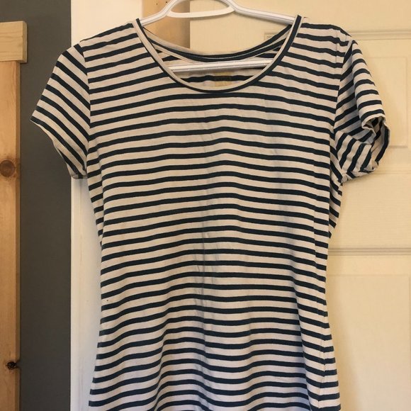 Ladies MEC Stripy T-shirt Small - Picture 1 of 4